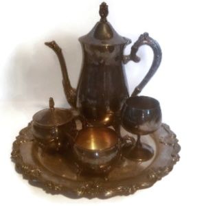 Vintage Complete Leonard Silver-plated Tea Set